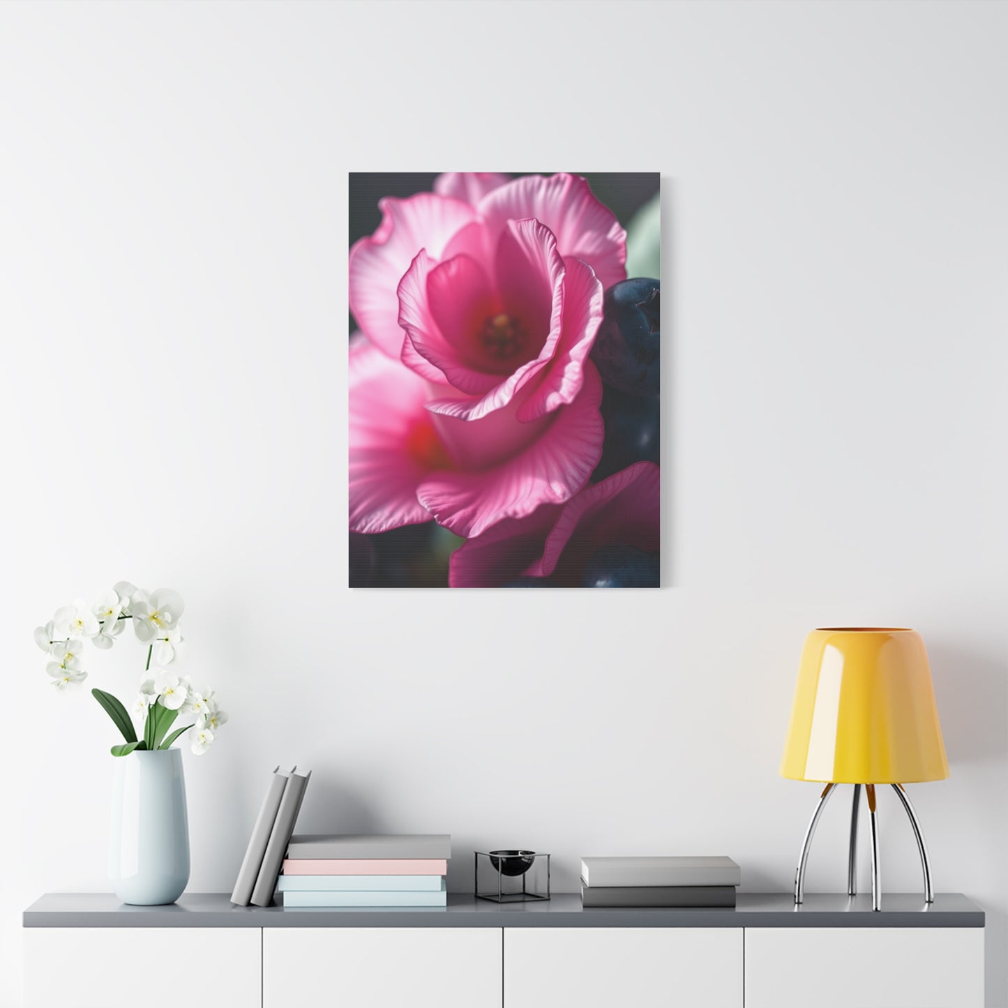 Elite Blush and Blueberry Art Vision Wall Art & Canvas Print