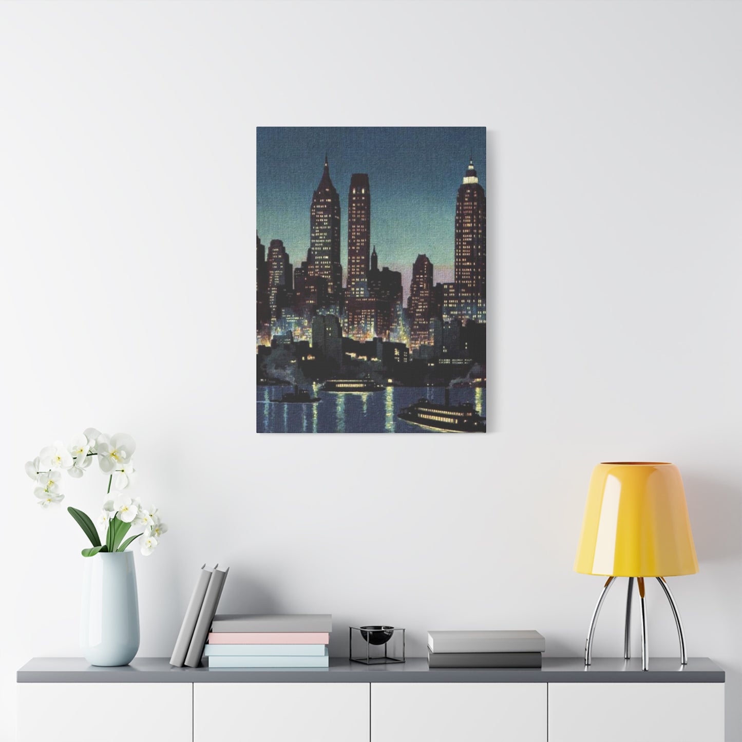 Night Skylines of Nyc Wall Art & Canvas Prints