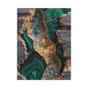 Emerald Geode Abstract Wall Art & Canvas Print