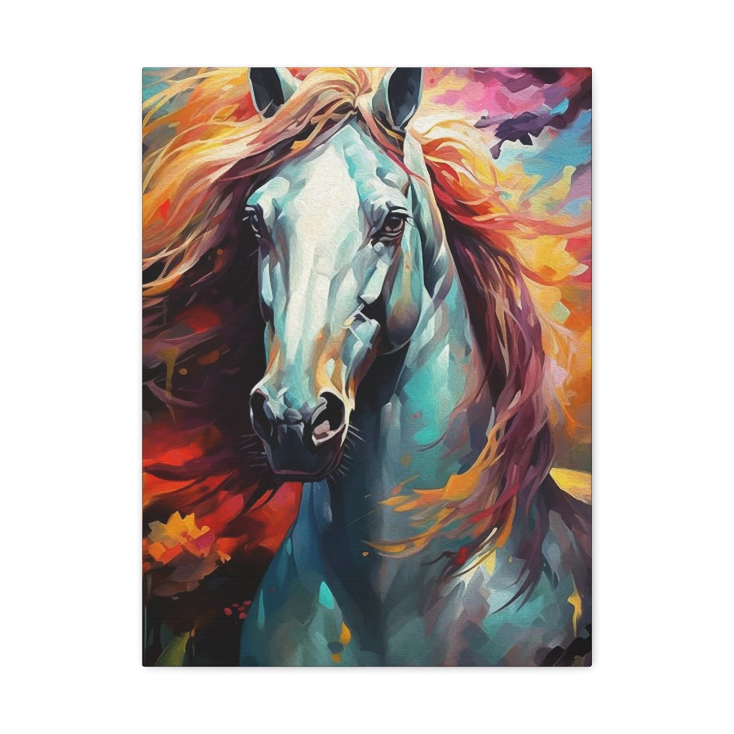 Colorful Horse Wall Art & Canvas Prints
