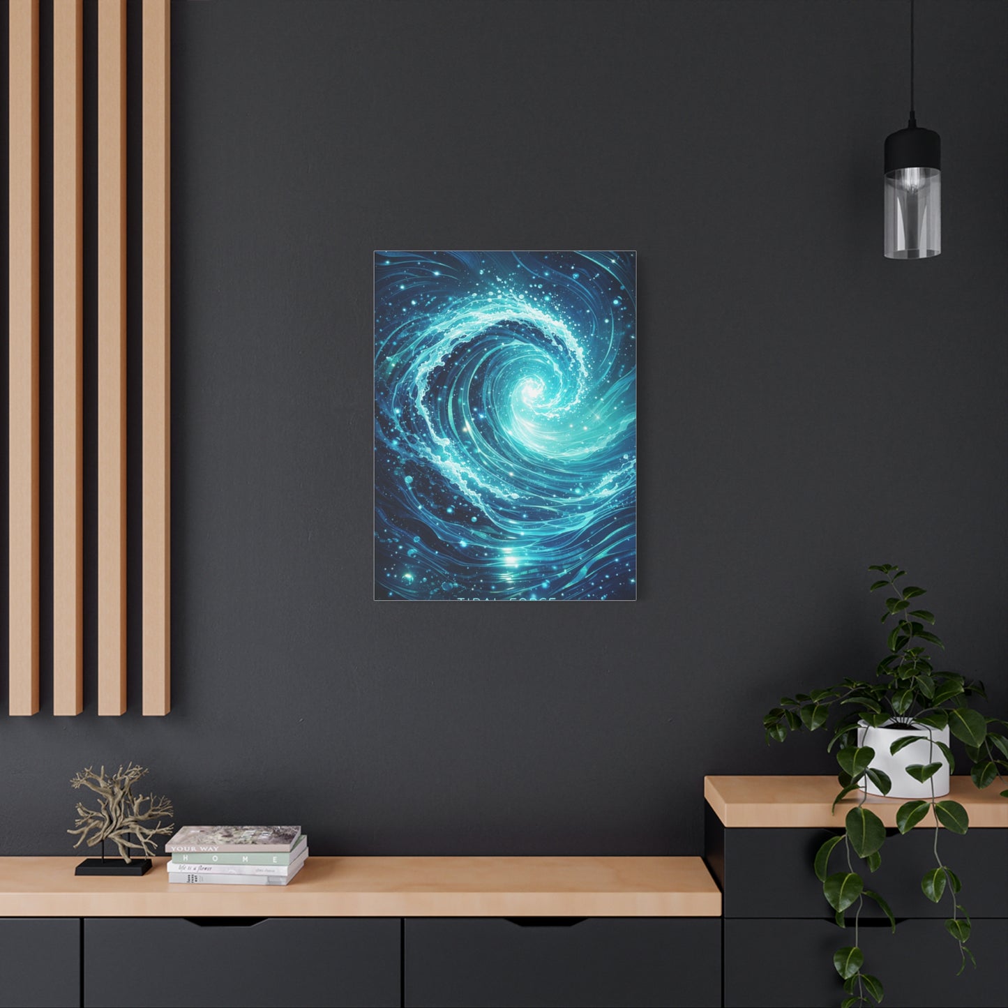 Tidal Force Abstract Ocean Wall Art & Canvas Print
