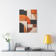 Modern Curved Geometry Abstract Wall Art & Canvas Print