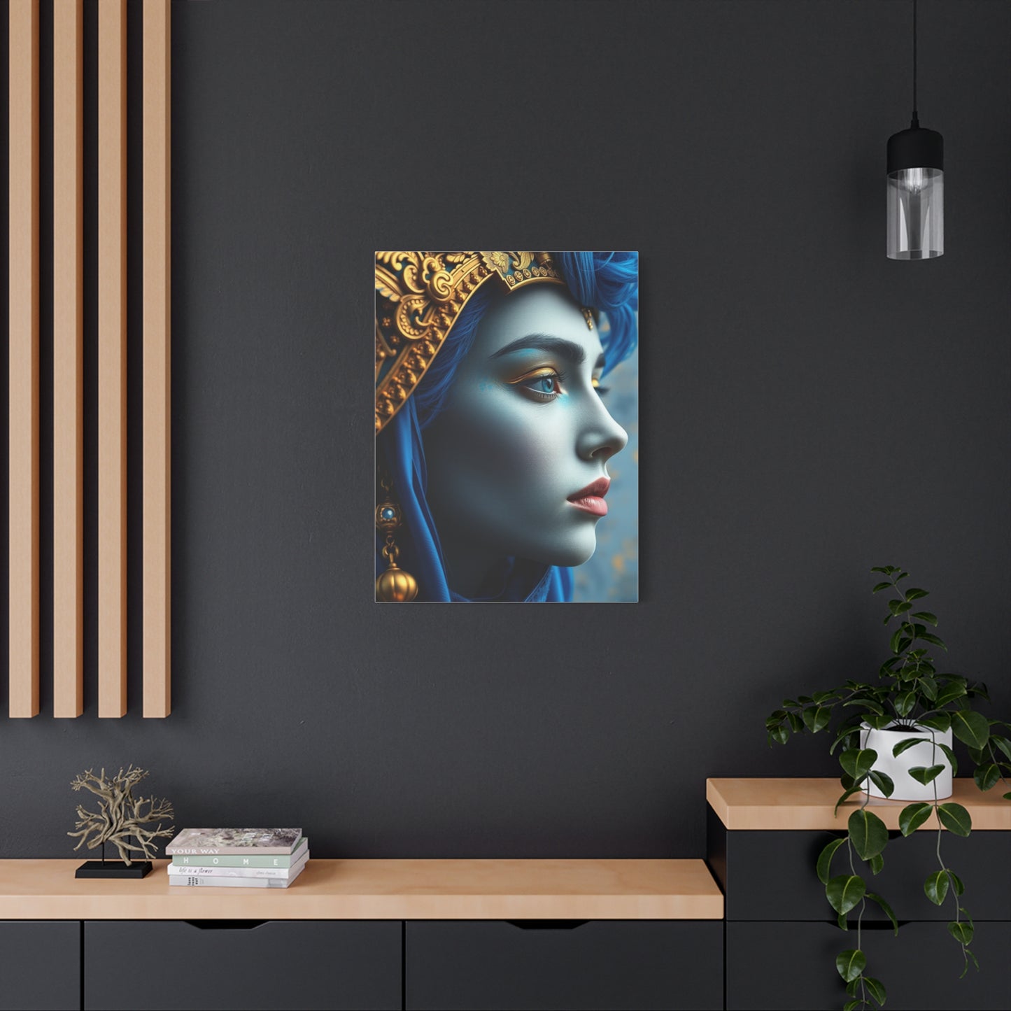Blue & Gold Art Refined Canvas Wall Art & Canvas Print