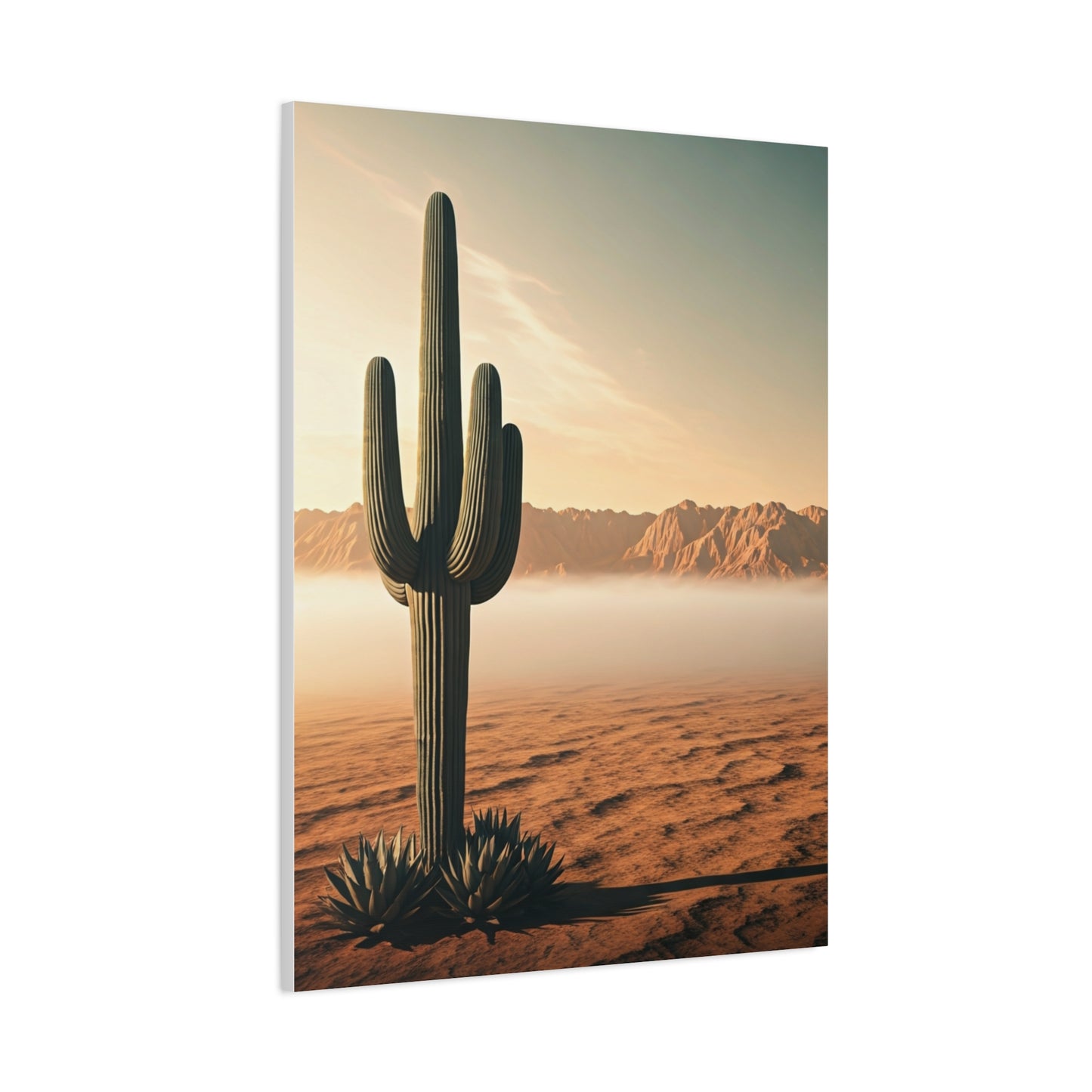 Sunrise Saguaro Desert Horizon Wall Art & Canvas Prints