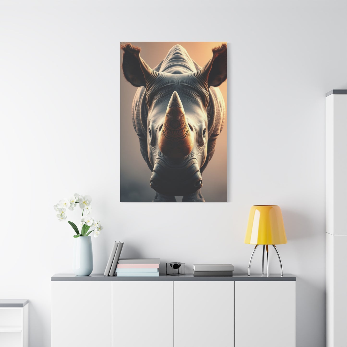 Rhinoceros Art Supreme Canvas Wall Art & Canvas Print