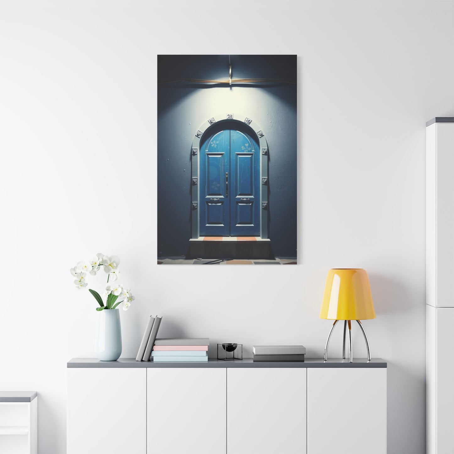 Blue and White Art Supreme Gallery Wall Art & Canvas Print
