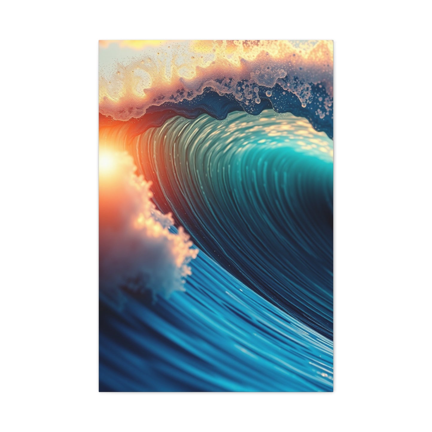 Cerulean Dreamscape Art Wall Art & Canvas Print