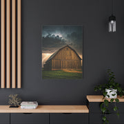 Stormlit Barn in the Open Fields Wall Art & Canvas Prints