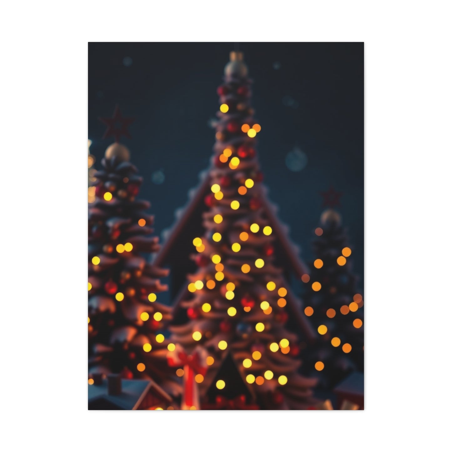 Vision Black Christmas Art Art Wall Art & Canvas Print