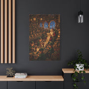 Cozy Traditional Santa Workshop Wall Art & Canvas Print