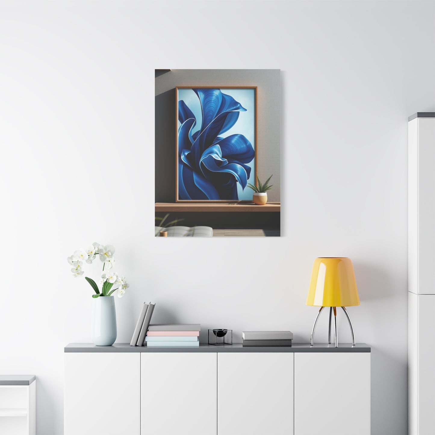 Navy Blue Art Supreme Canvas Wall Art & Canvas Print