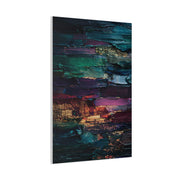 Jewel Tone Textured Abstract Gallery Painting Wall Art & Canvas Print