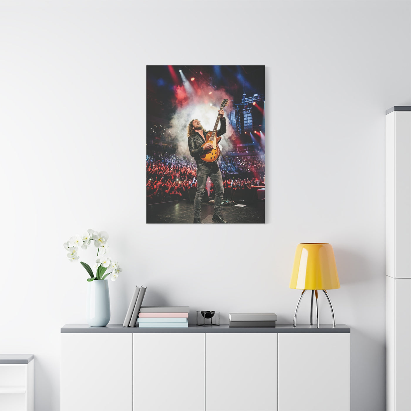 Live Concert Guitar Performance Wall Art & Canvas Print
