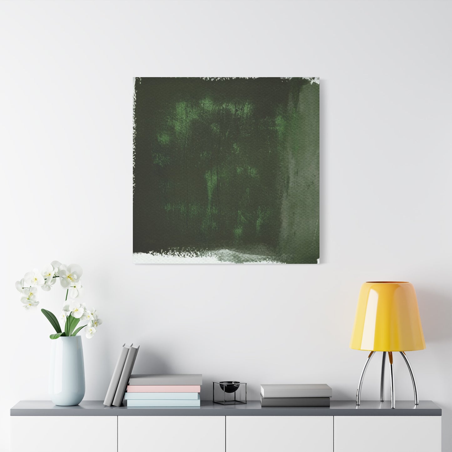 Olive Green Paint Wall Art & Canvas Prints