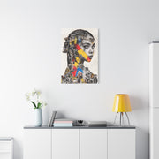Avant Garde Collage Portrait Wall Art & Canvas Print