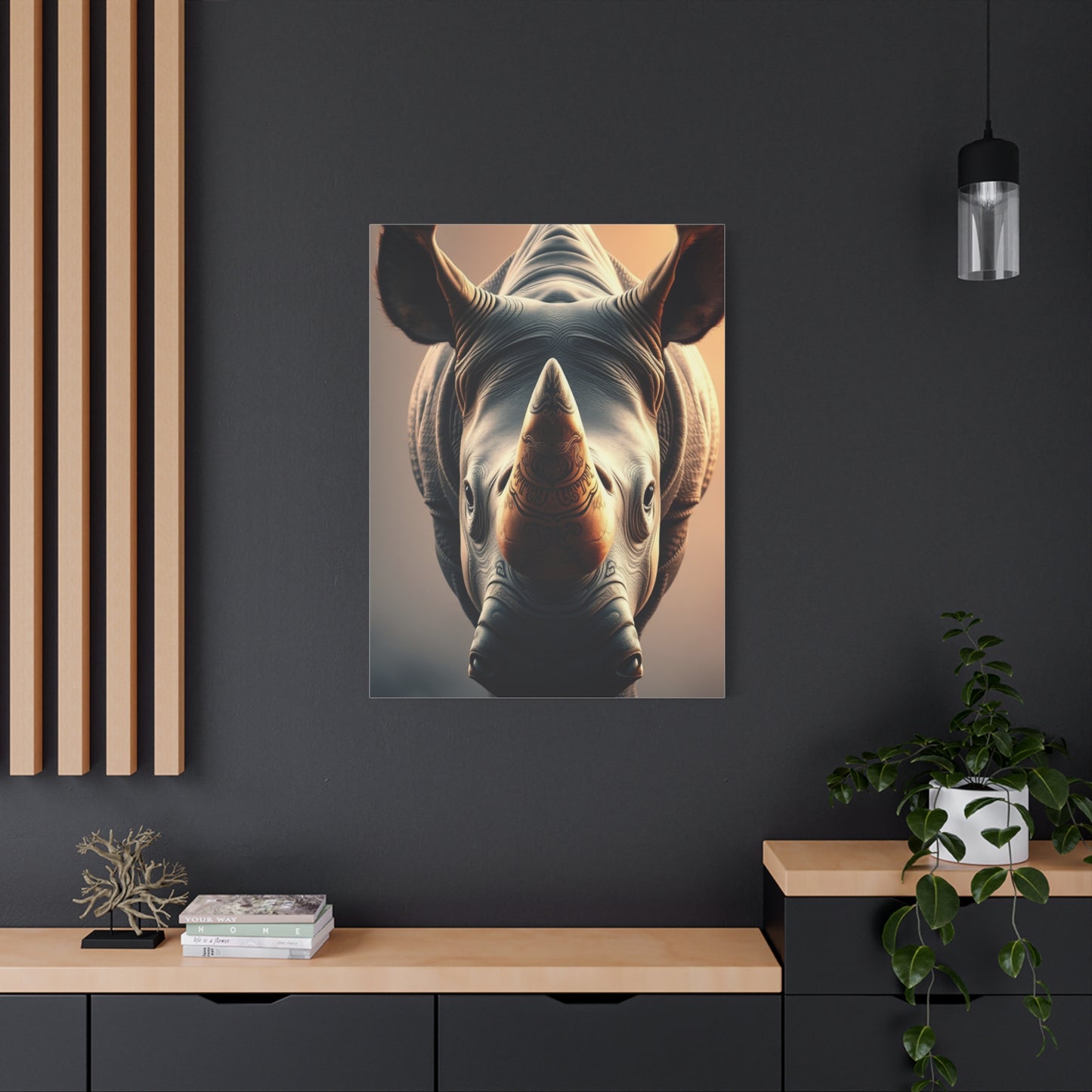 Rhinoceros Art Supreme Canvas Wall Art & Canvas Print