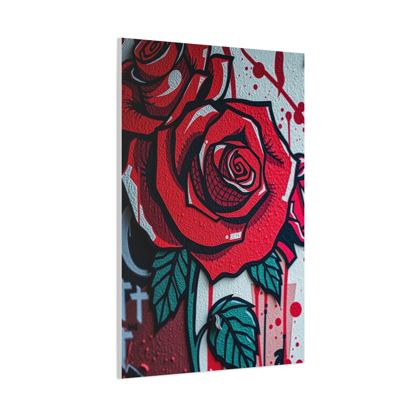 Elegant Urban Floral Canvas Wall Art & Canvas Print