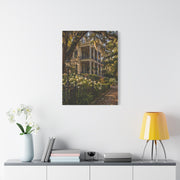 Garden District Mansion Under Live Oaks Wall Art & Canvas Print