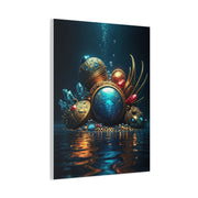 Sunken Royal Treasure Relics in Deep Blue Water Wall Art & Canvas Prints