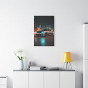 Dodge Charger Hellcat Downtown Night Streets Wall Art & Canvas Prints