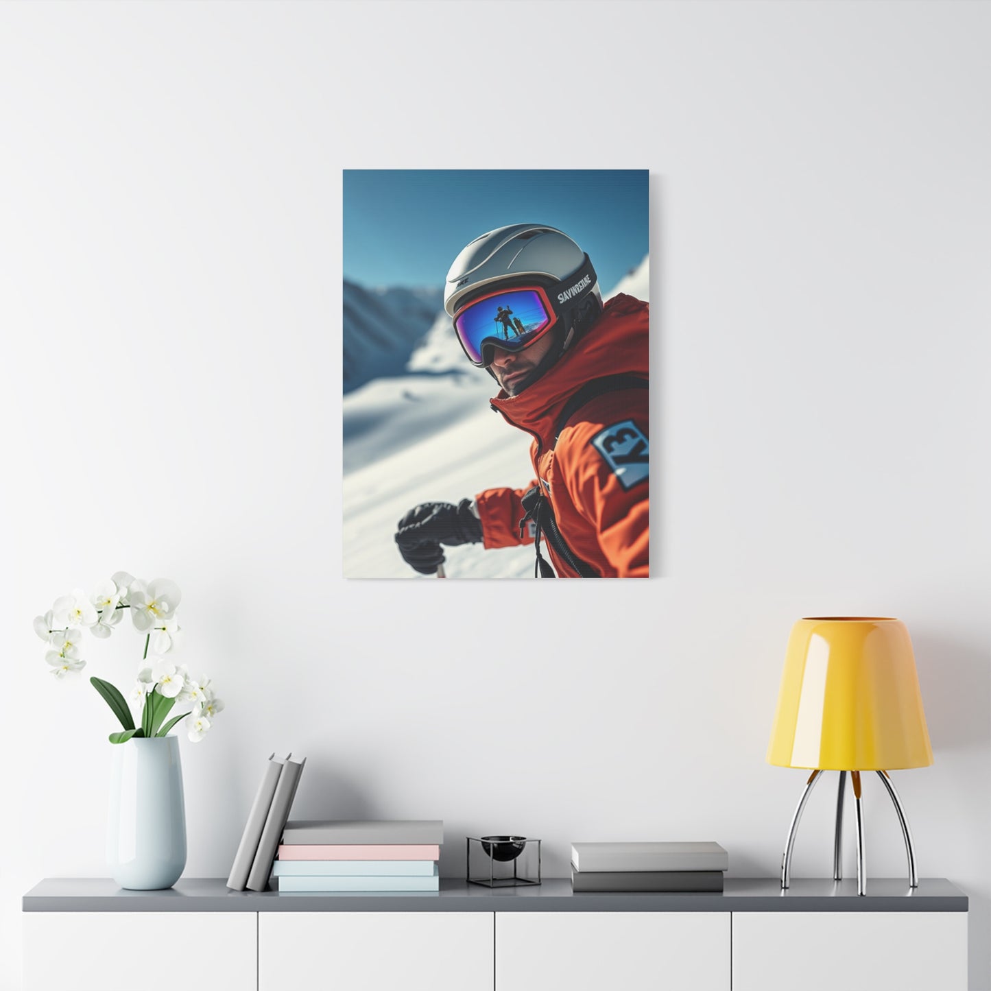 Vision Skiing Art Art Wall Art & Canvas Print