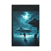 Storm Hangar Jet Silence Wall Art & Canvas Prints