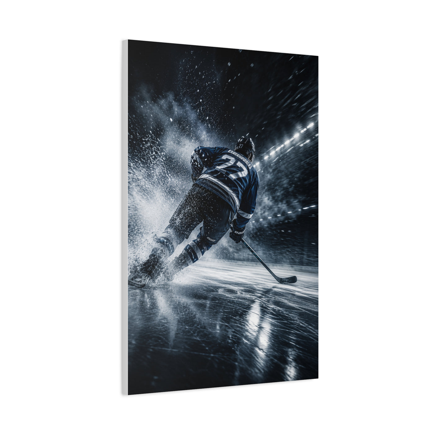 Ice Velocity Hockey Sports Wall Art & Canvas Print