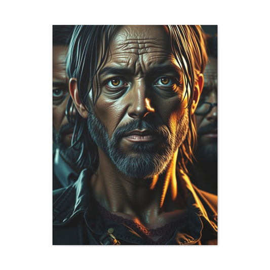 Supreme The Walking Dead Characters Art Beautiful Collection Wall Art & Canvas Print