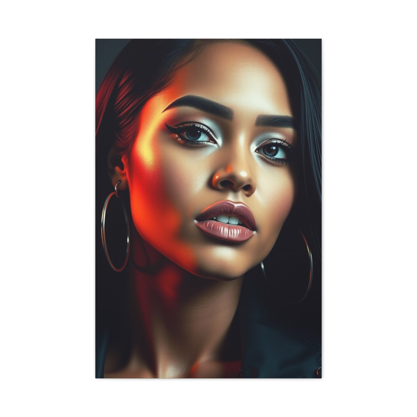Aaliyah Art premium Canvas Gallery Wall Art & Canvas Print