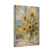 Sunlit Window Sunflower Still Life Wall Art & Canvas Print