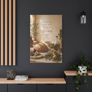 Give Us This Day Our Daily Bread Scripture Wall Art & Canvas Print