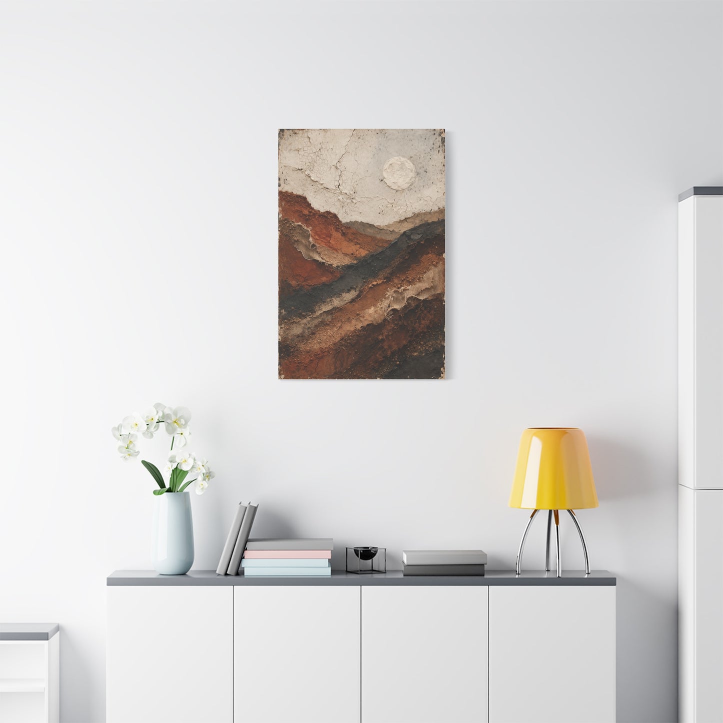 Earth Canyon Textured Landscape Wall Art & Canvas Print