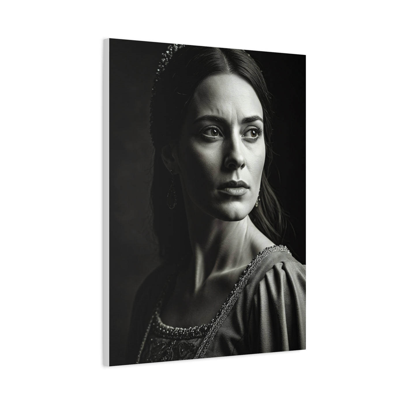 Quiet Grace Black & White Portrait Wall Art & Canvas Prints