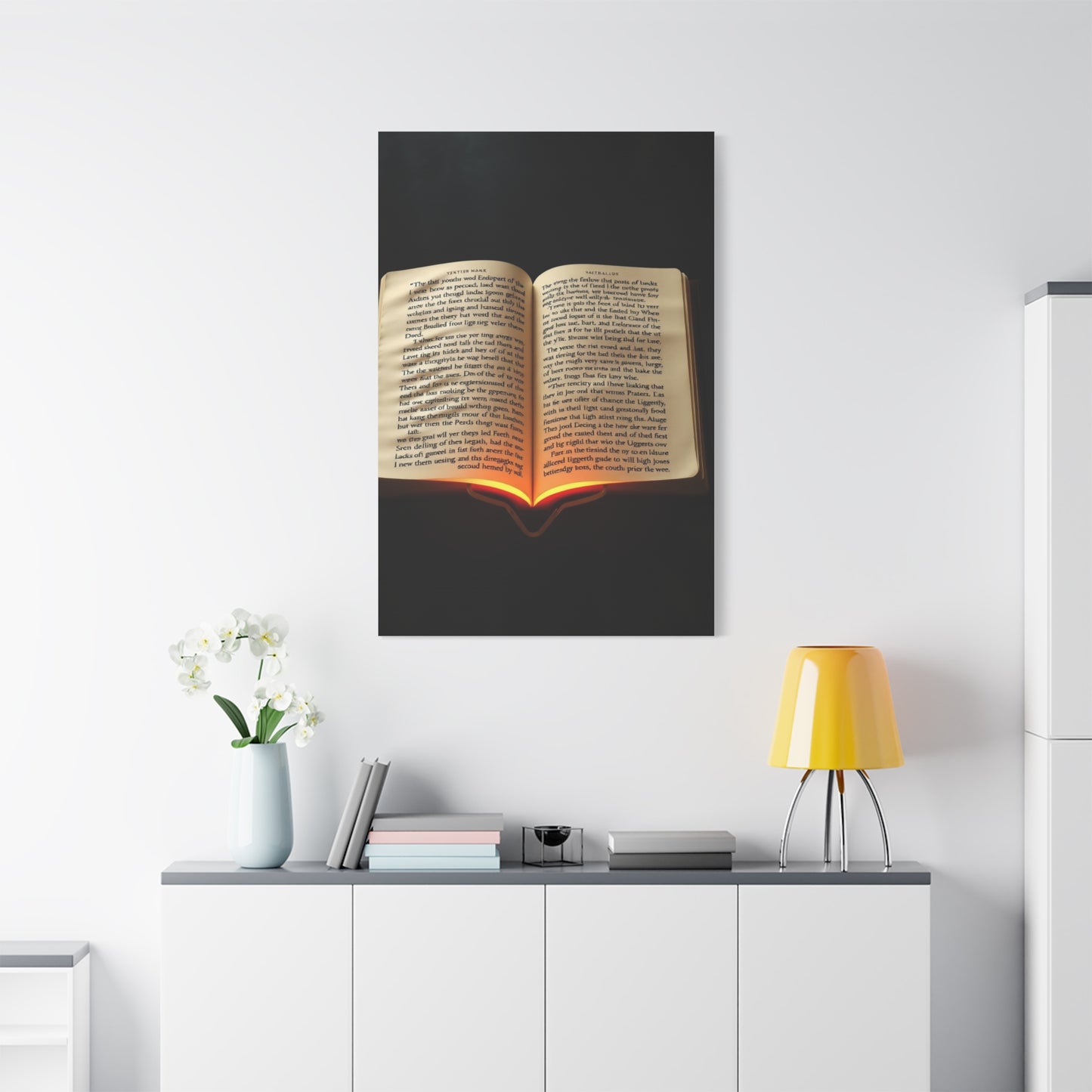 Ethereal Scripture Tableau Wall Art & Canvas Print