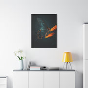 Dark Swallowtail Butterfly on Orange Blossoms Wall Art & Canvas Prints