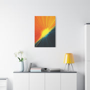Golden Horizon Energy Abstract Wall Art & Canvas Prints