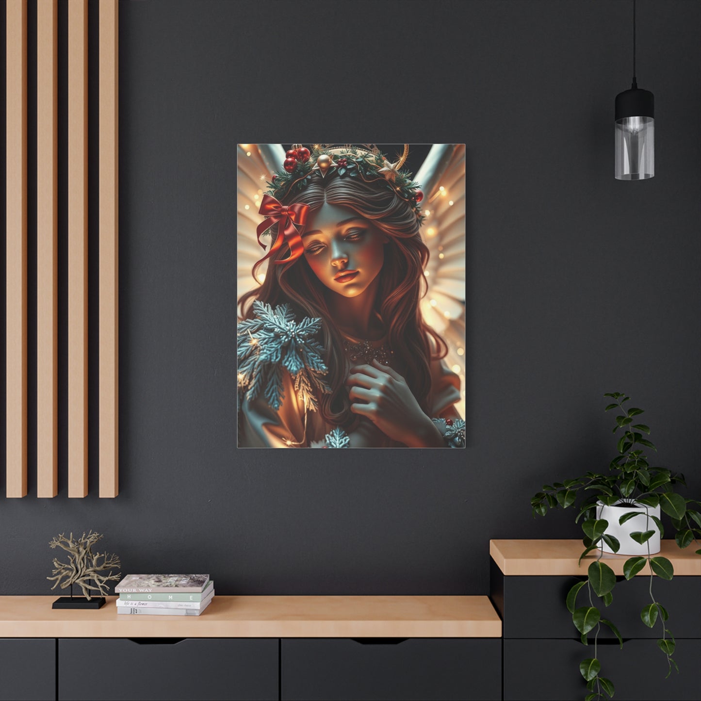 Christmas Angel Art Luxury Canvas Wall Art & Canvas Print