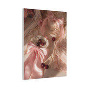 Coquette Satin Bow Still Life Wall Art & Canvas Print