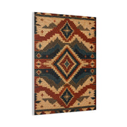 Navajo Inspired Geometric Textile Southwest Wall Art & Canvas Print