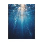 Underwater Sunlight Depth Ocean Scene Wall Art & Canvas Print