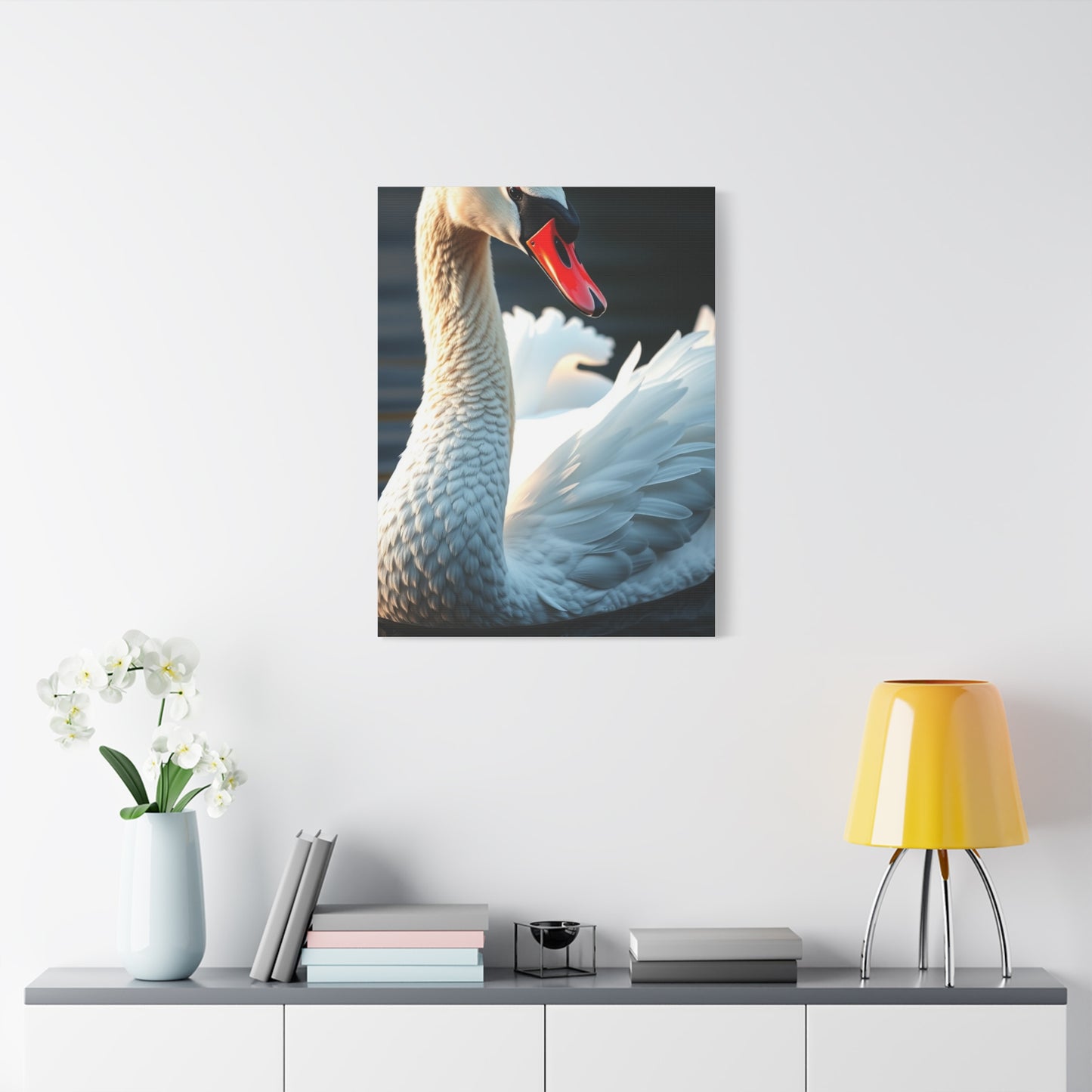 Swan Art Supreme Canvas Wall Art & Canvas Print