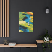 Impressionist Golf Course River Scene Wall Art & Canvas Print