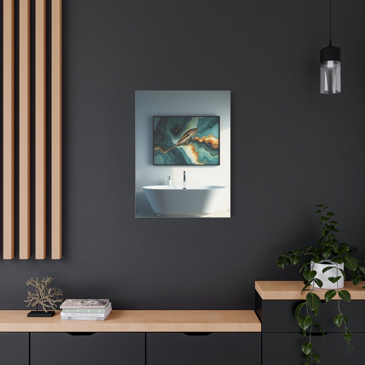 Grandeur Bath Tableau Wall Art & Canvas Print