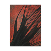 Crimson Motion Abstract Wall Art & Canvas Prints