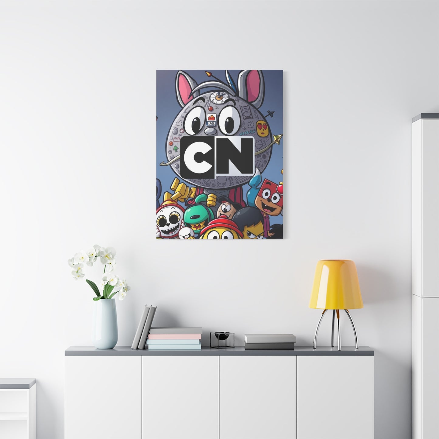 Whimsical Animation Tapestry Wall Art & Canvas Print