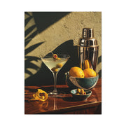 Graphic Cocktail Bar Still Life Wall Art & Canvas Print