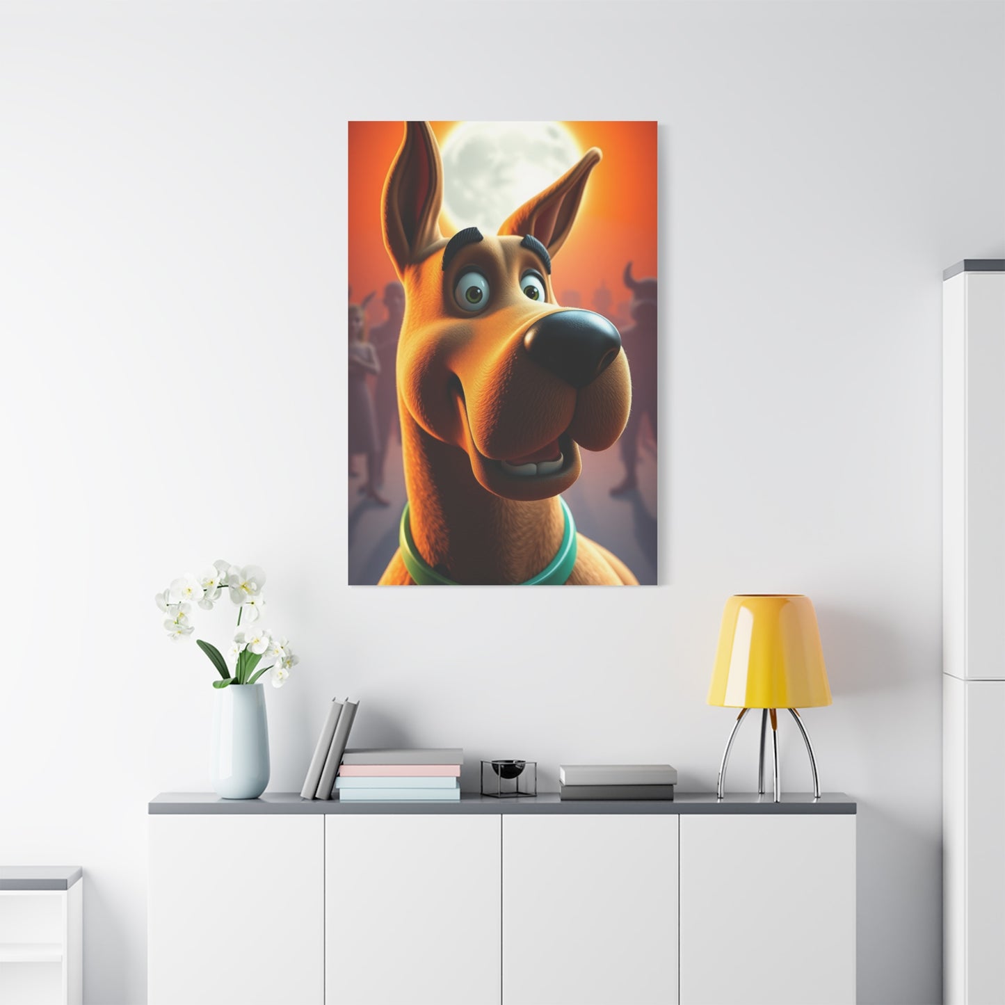 Scooby-Doo (TV Series) Characters Art Supreme Canvas Wall Art & Canvas Print