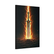 Blade of Eternal Flame Wall Art & Canvas Print