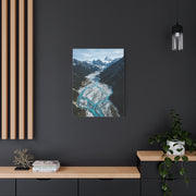 Glacial River Valley Aerial Wall Art & Canvas Print