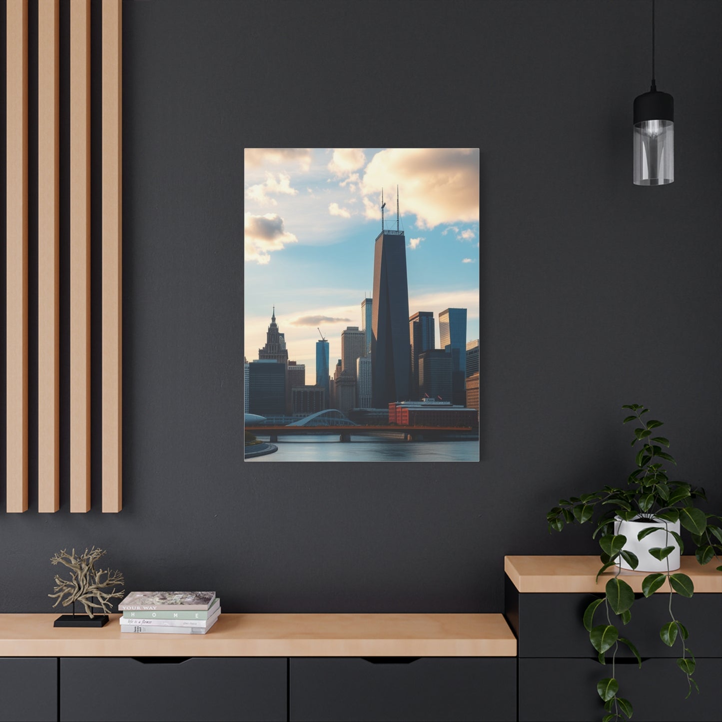Chicago Skylines Art Luxury Canvas Wall Art & Canvas Print
